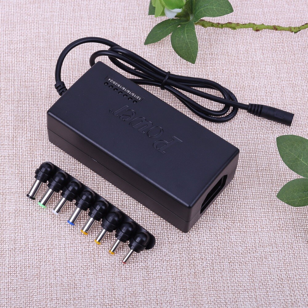 Universal EU Plug Notebook PC Charging Power Adapter Cord AC Wall Charger Supply Plug for Laptop PC Computer with 8 Tips