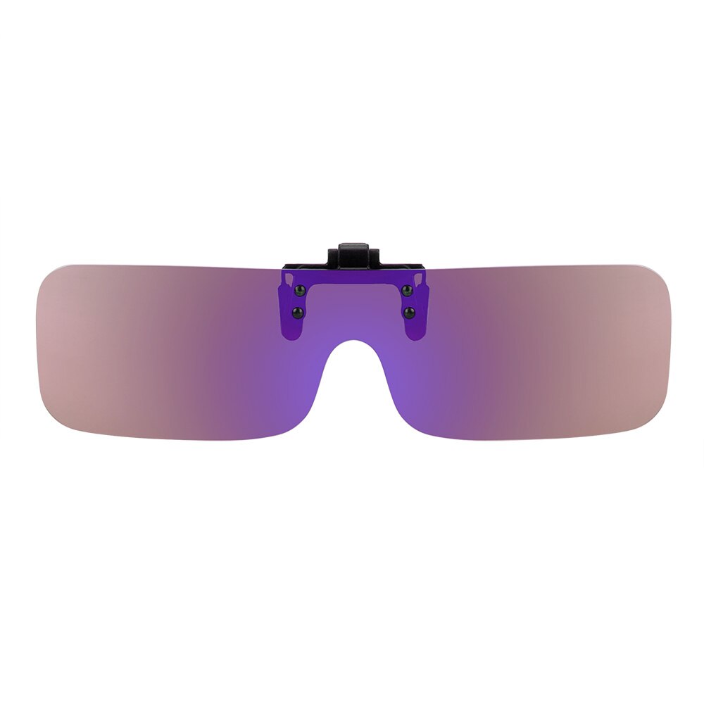YOSOLO-gafas de sol polarizadas con Clip para Conductor de coche, lentes de visión nocturna para conducción antideslumbrantes: Colorful blue