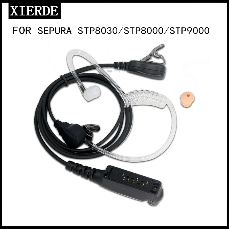 XIERDE Headset Für SEPURA STP8000 STP8030 STP8035 STP8038 STP8040 STP8080 Walkie Talkie Zwei Weg Radio Kopfhörer Mic