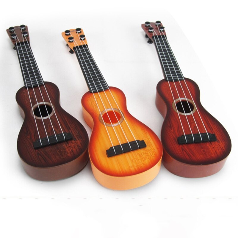4- strenget akustisk guitar-legetøj til børn - levende lyde og realistiske strenge - begyndere træner musikinstrument