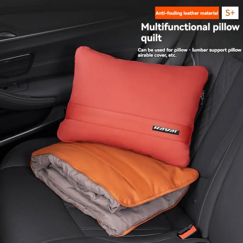 Manta multifuncional para coche, colcha, almohada, cojín de cintura, accesorios de decoración Interior, colcha de aire acondicionado para coche Haval