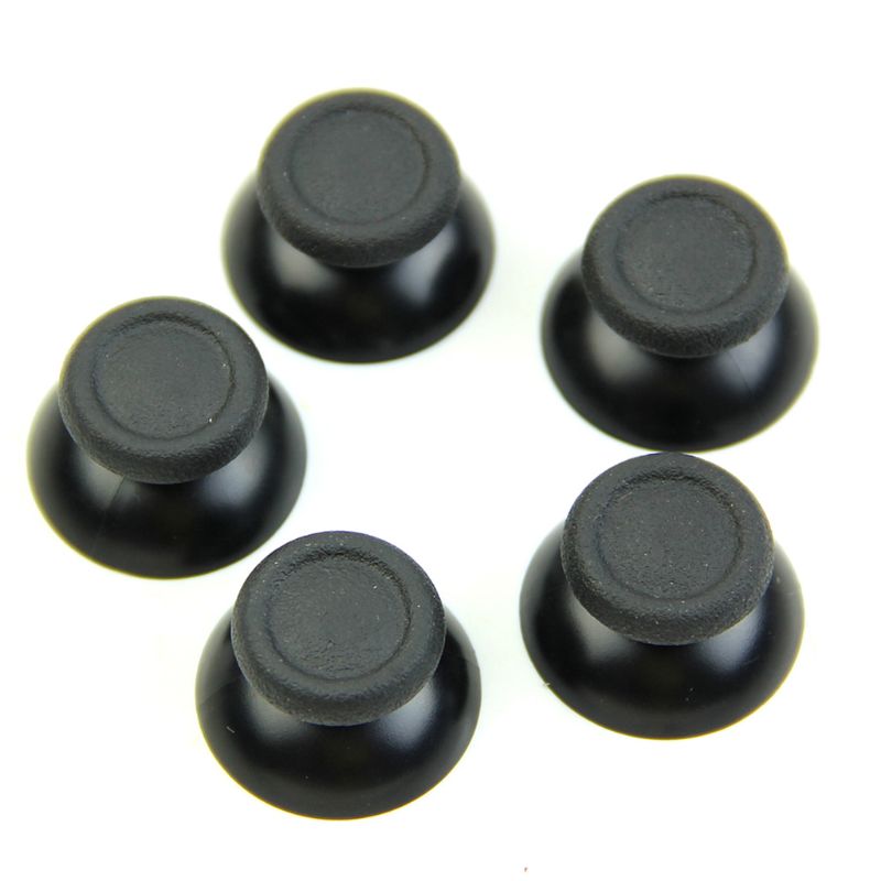 Mando analógico de repuesto para Sony PS4, palanca de control Pulgar, color negro, 746D, 10 Uds.