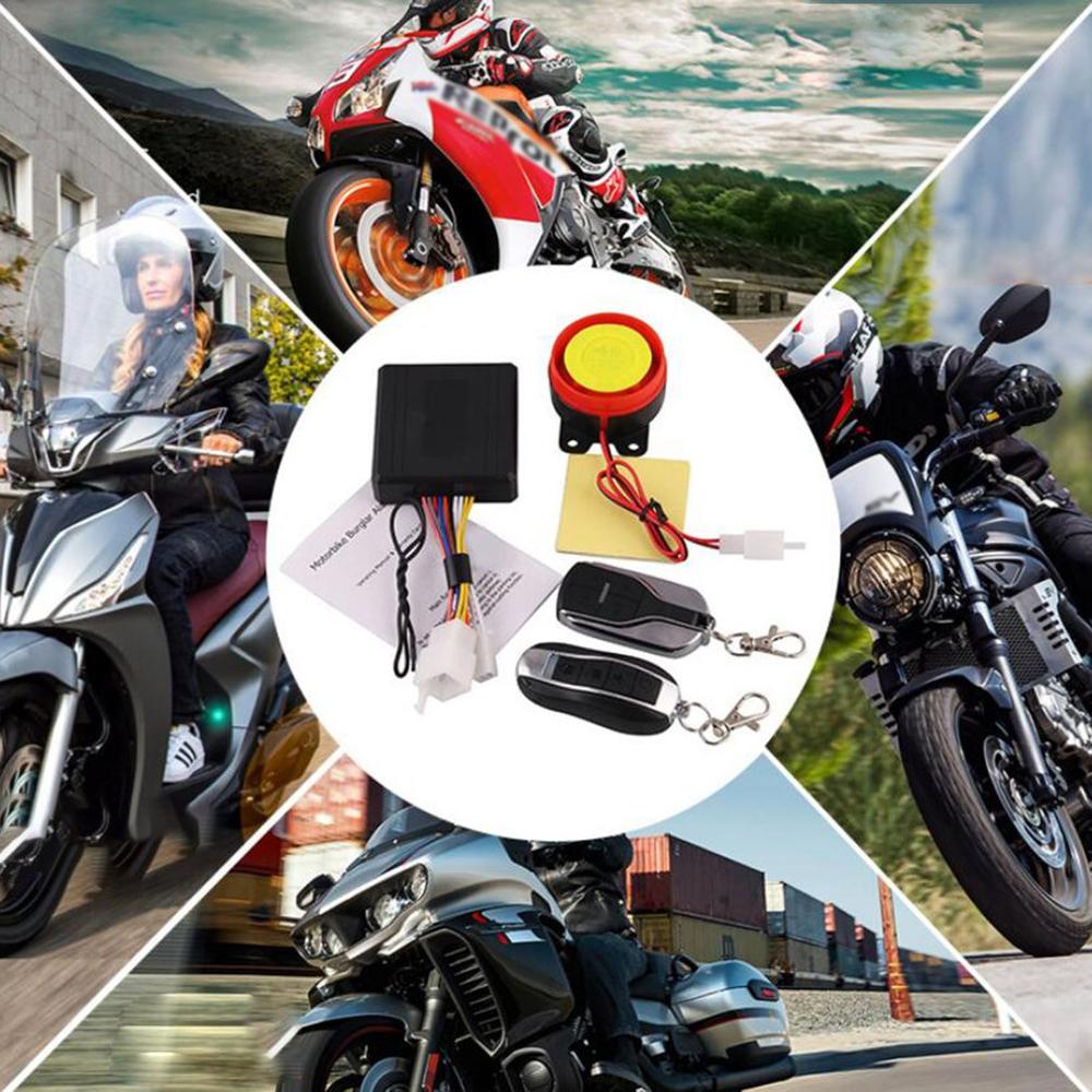 Motorcycle Anti-theft Alarm Universal Accessories Remote Control Engine One-button Start One-way Anti-theft