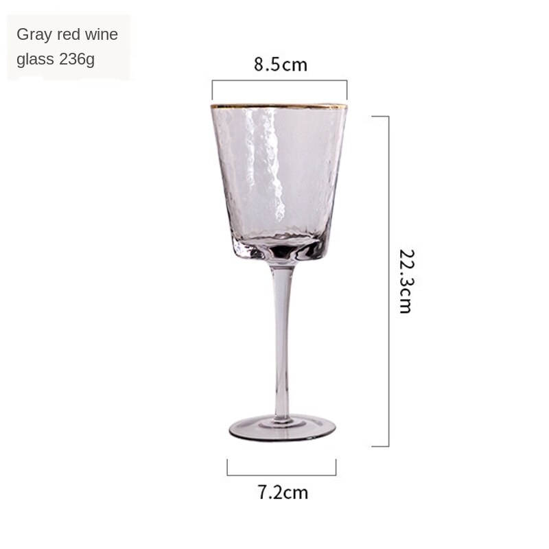 Large Capacity Crystal Glass Cup Small Wine Glass Champagne Cup European-style Tall Transparent Wine Glass Cup LD548