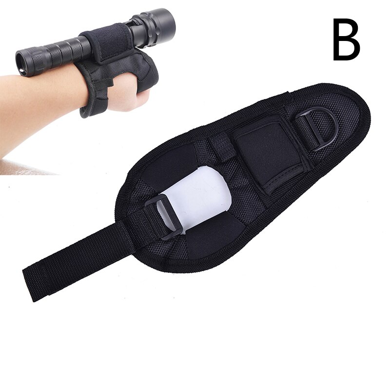Main libre support gant pour plongée sous-marine plongée sous-marine Sports nautiques accessoires lampe de poche à LED en plein air: B