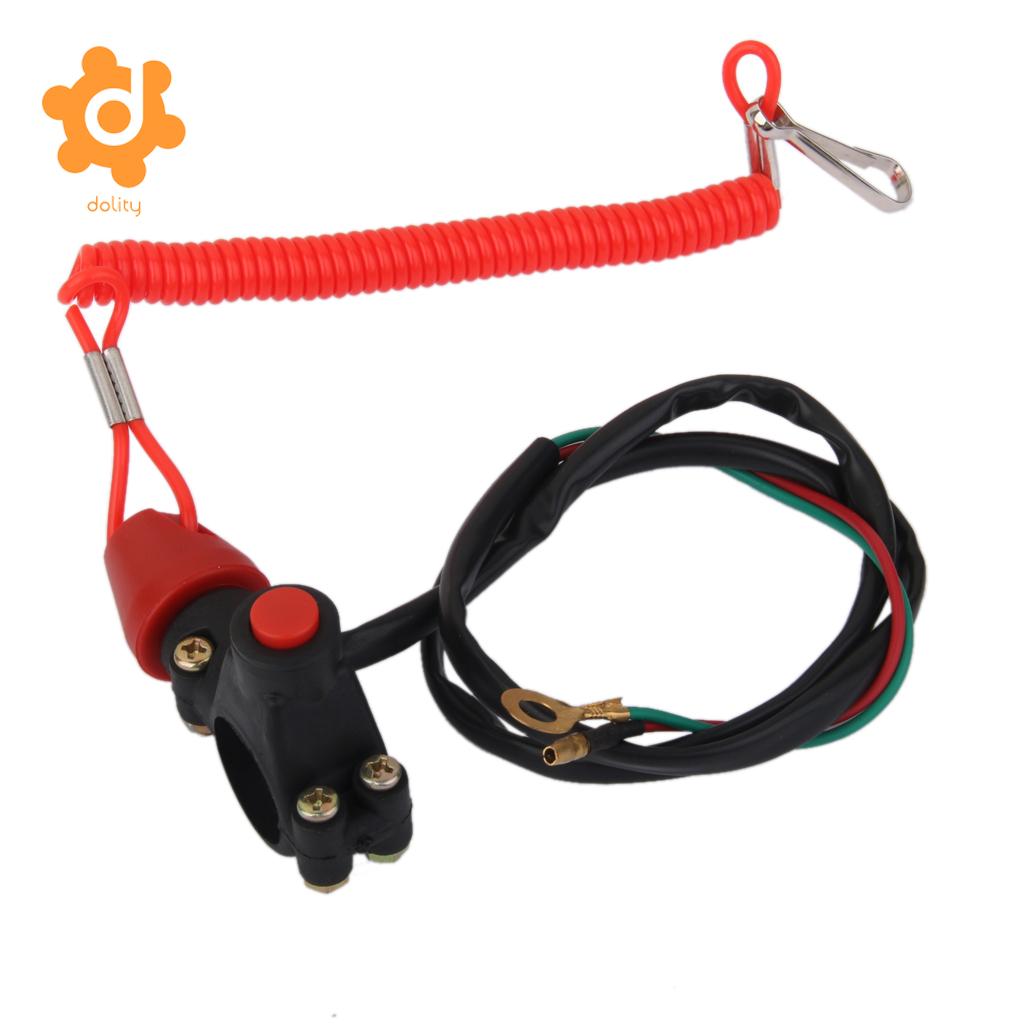 Universal Engine Stop Kill Tether Switch Lanyard for ATV Racing Emergency