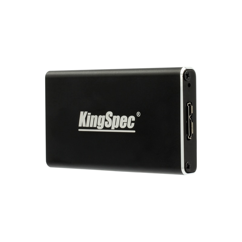 Kingspec Msata Ssd Usb 3.0 Externe Black Hdd Behuizing Hd Hard Drive Disk Box Storage Case Adapter Fit 30mm * 50Mm Msata Ssd