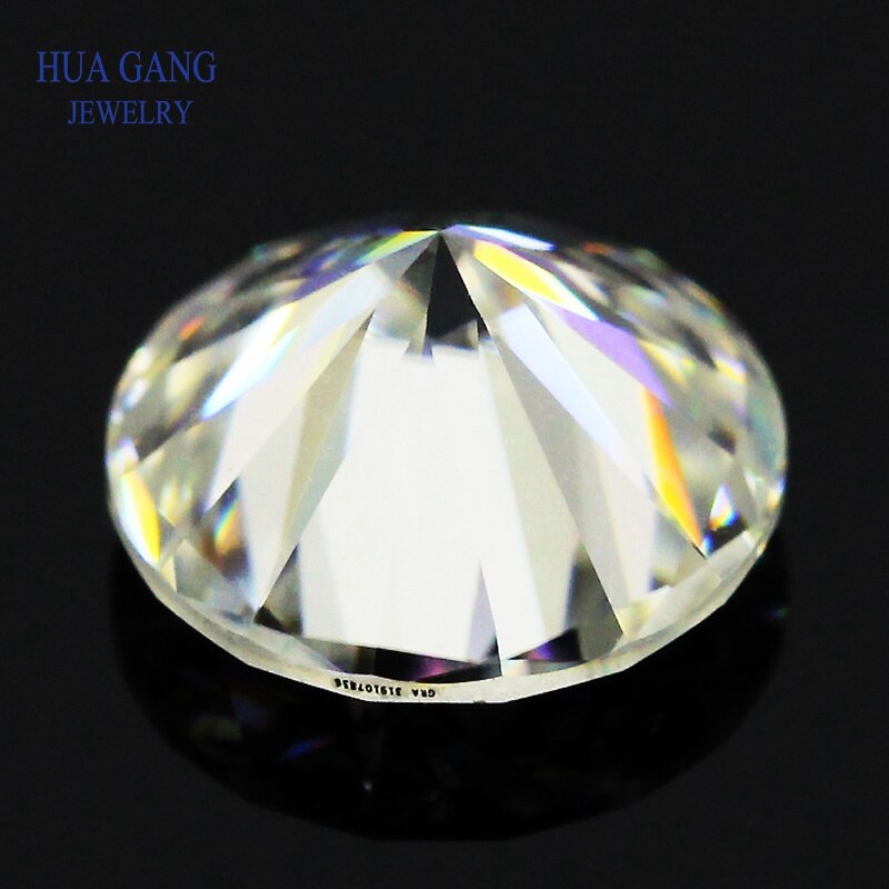 Runde Brillant schneiden 2,5 ct IJ Farbe verlieren Moissanite Perlen 8,5mm VVS1 Ausgezeichnete schneiden Klasse Prüfung positiv Labor Diamant edelsteine