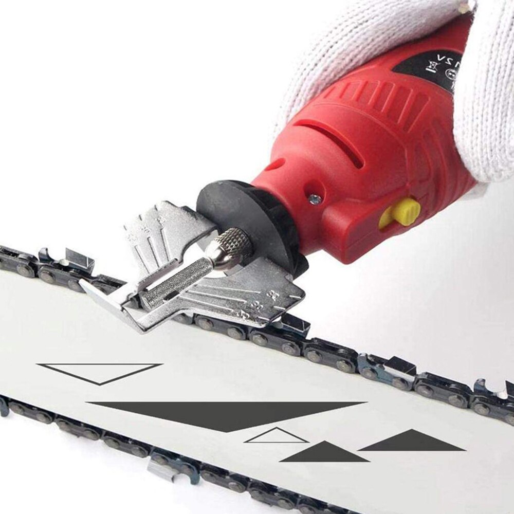 Fresa cilíndrica recubierta de Diamante, de 4mm de motosierra afilador, Lima de piedra, sierra de cadena, afilado, herramientas de molienda para tallado, 5 uds.