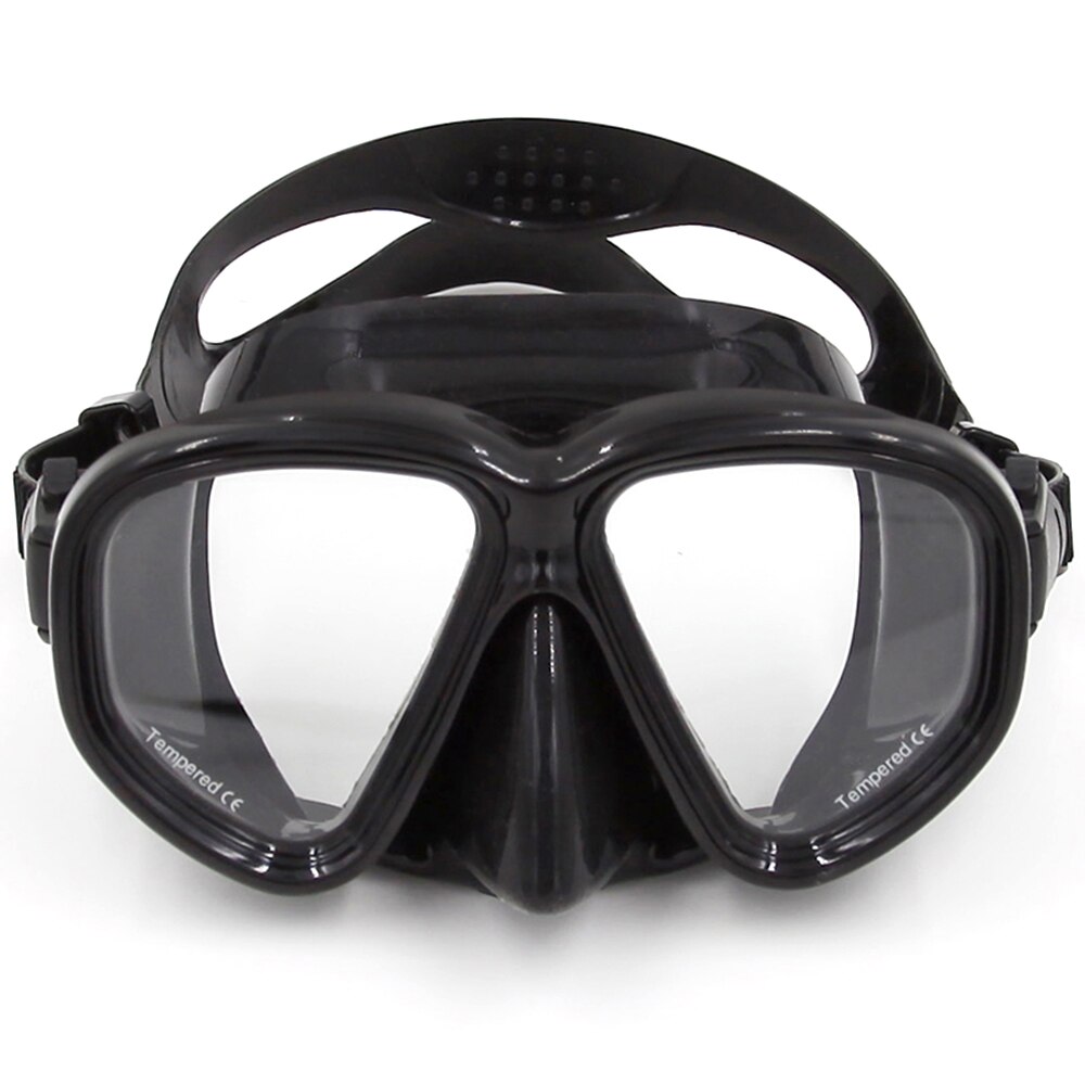 Svømmebriller dykning snorkling glas dykkermaske scuba snorkel vandsportsudstyr hærdet hærdet glas: Default Title