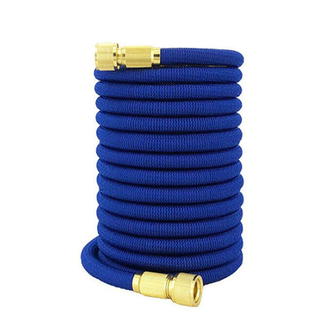Puissant tuyau électrique | Blaster buse de pompier, pelouse, jardin, Super puissant, maison Original, lavage de voiture avec tête de bulbe, eau votre pelouse: 75ft-22.5m / Bleu