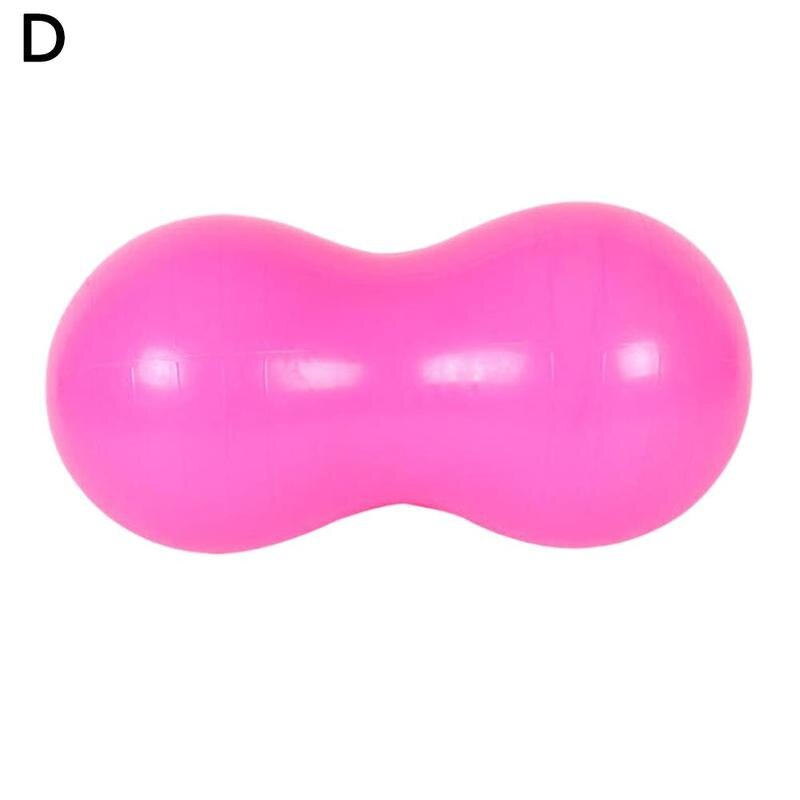 Peanut Yoga Ball Yoga Ball Thicken Explosion-proof Capsule Ball Massage Elderly Fitness Ball Yoga Ball: pink
