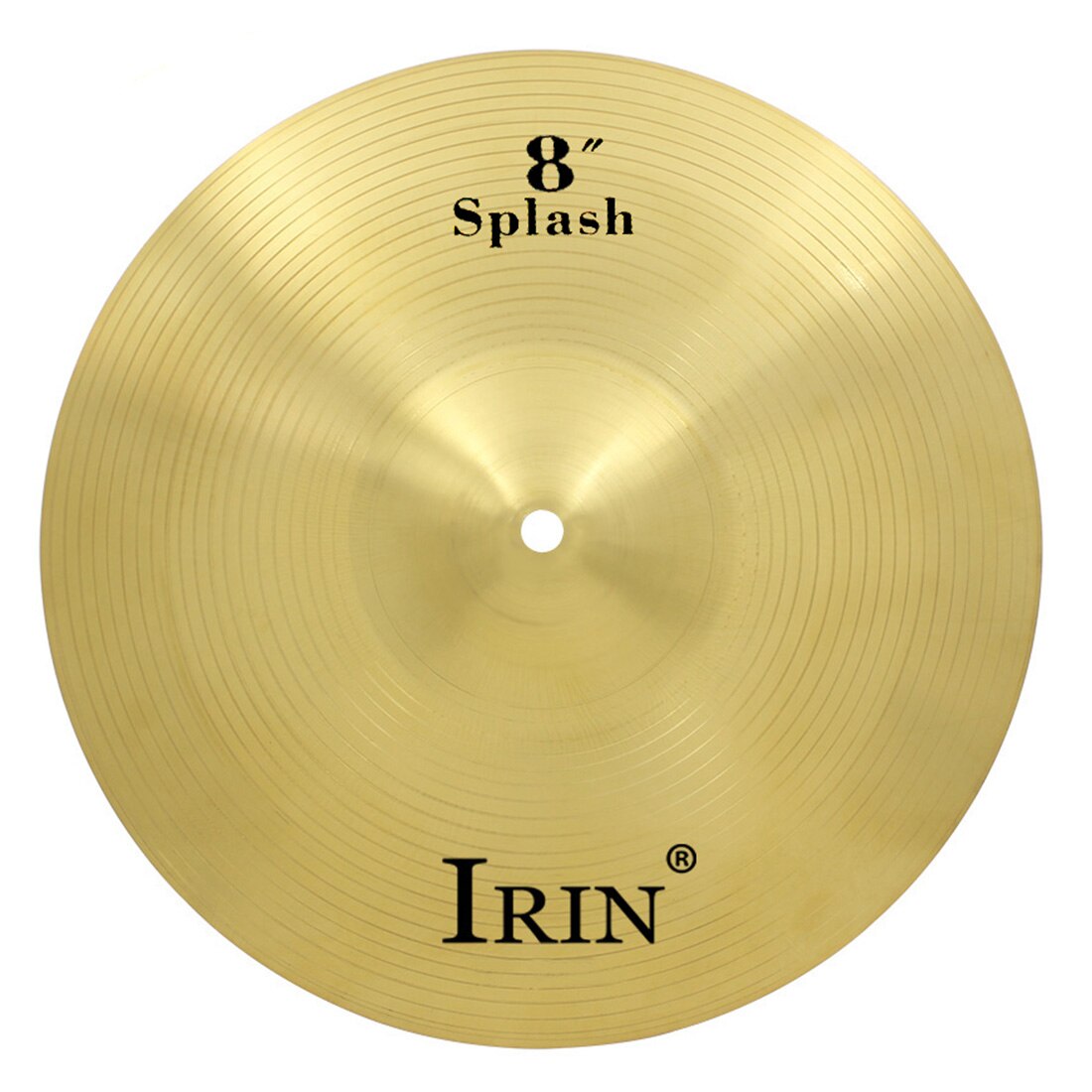 Juego de platillos de aleación de cobre IRIN, platillo de aleación de latón duradero para instrumentos de percusión, jugadores principiantes de 8 pulgadas