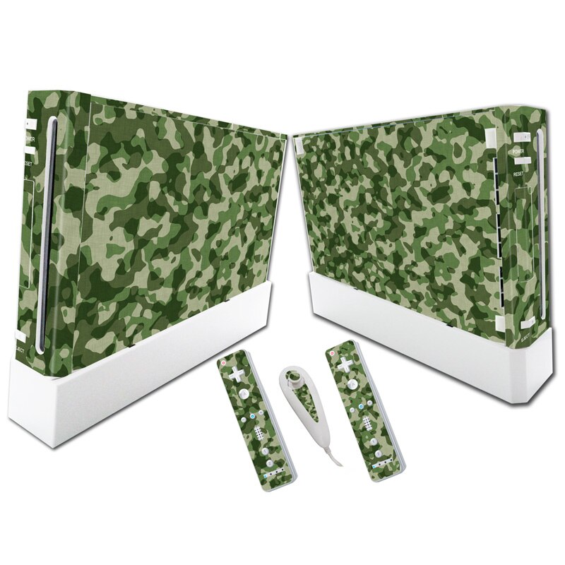 For W ii Console Cover with Remotes Controller Skins For Nintend w ii skin sticker for w ii skin-