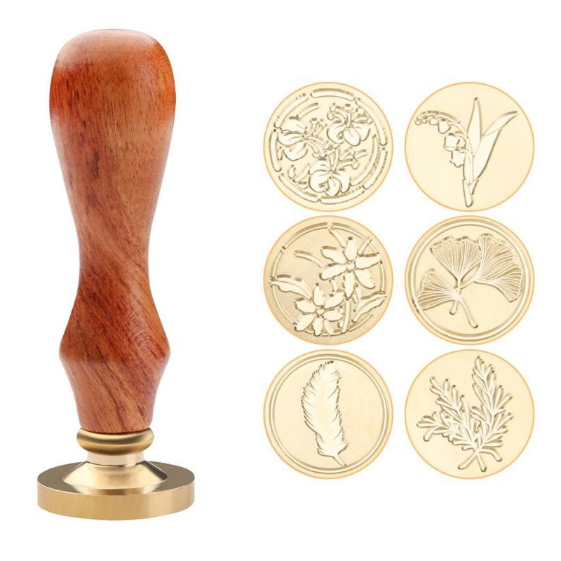 1Pc Antike Metall Siegellack Dichtung Stempel für DIY Hochzeit Einladungen Dekor Alte Wachs Stempel Handwerk