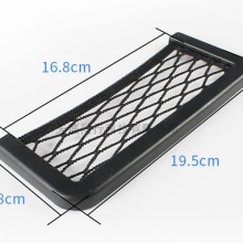 RV storage net storage net pocket black storage bag mobile phone net pocket: Size A