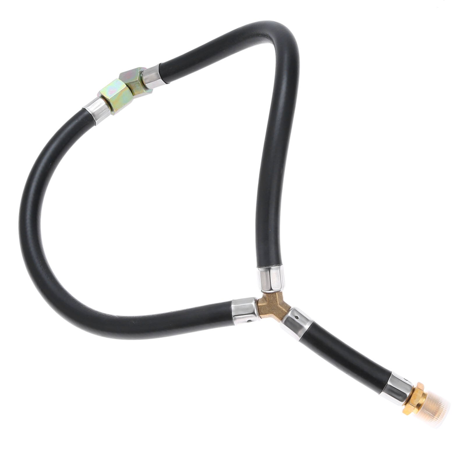 1 pc propan 3/8 tommer flare gas grill tilslutning fleksibel slange, y splitter slange samling dele indløbsrør til bbq komfur
