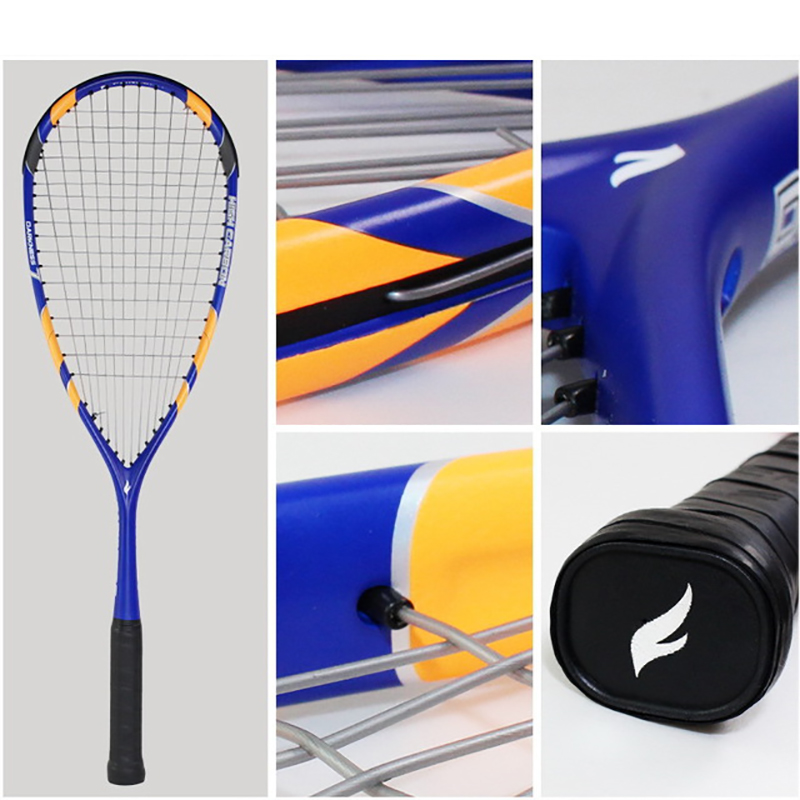 1 Stuk Professionele Squash Racket Full Carbon Fiber Voor Squash Sport Training Concurrentie Licht Gewicht Met Draagtas 2 Kleuren