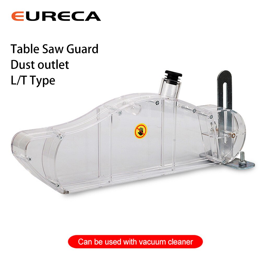 Couvercle de protection pour scie de Table, bricolage, coque de sécurité, support universel, outil de distribution, tuyau Transparent Anti-poussière, routeur à bois