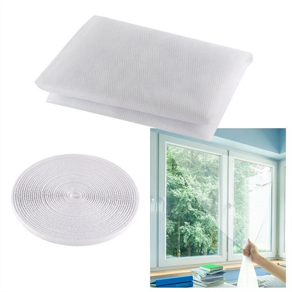 1PC/5PC Mosquito Net for Windows,Magnetic Window Screen for Motorhomes Removable Washable Invisible Fly Mosquito Screen Net Mesh