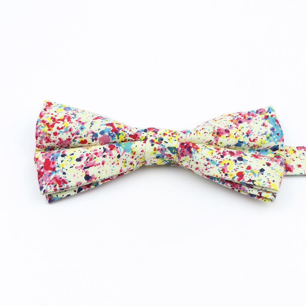 Kleurrijke Bloemen Strikjes Mode Katoen Print Bowtie Stropdassen Voor Mannen Wedding Party Pakken Gravata Vlinder Sjaaldassen: 39