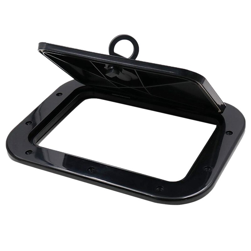 Ap68- marine dekkplater tilgangsdeksel uttrekkbar inspeksjonsluke med lås for båtkajakk kano , 14.96 x 11.02 tommer  / 380 x 280mm