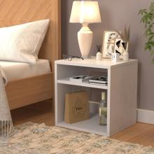 in Box Night Table Home Furniture Bedroom Furniture Chest of Drawers Shelf Commode Drawer Nightstand White