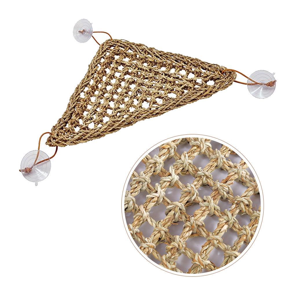 Zeewier hagedis hangmat schommel huisdier ligstoel reptielen speelgoed hangende bedmat kleine heremietkreeften gekko's bedmatten huisdier reptielen accessoires