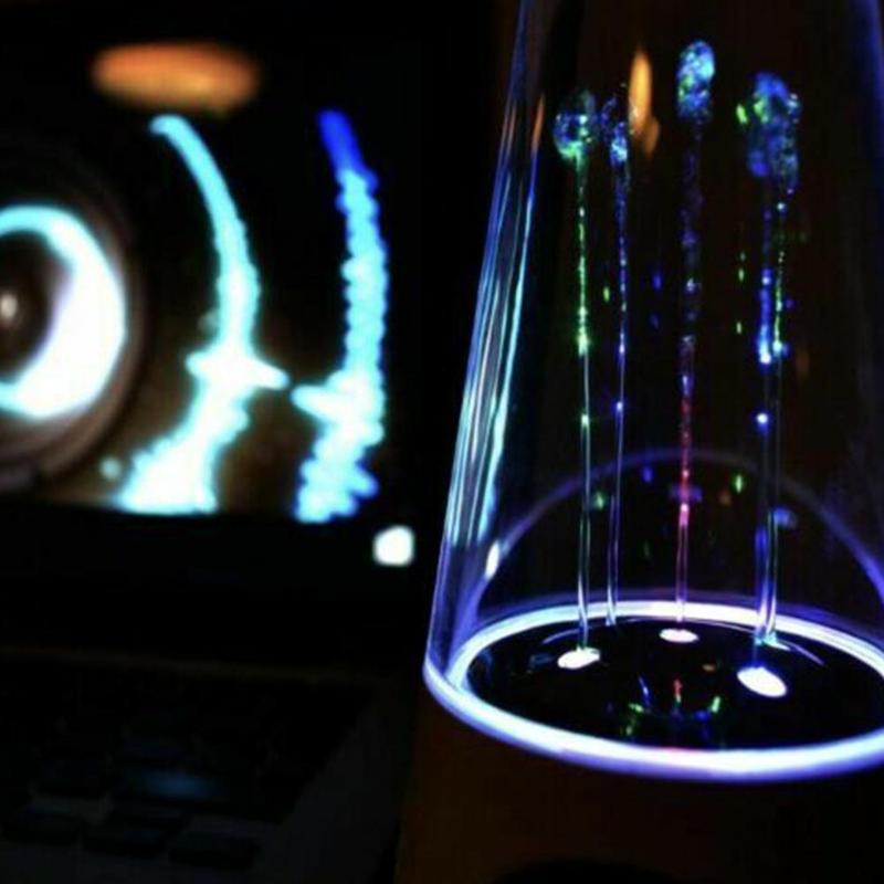 Portable Wireless Dancing Water Speaker LED Light Fountain Speaker Home Party-Shopping