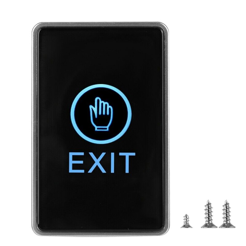 Push Press Exit Button Door Eixt Release Button for Gate Door Lock Access Control System NO/NC/COM Output