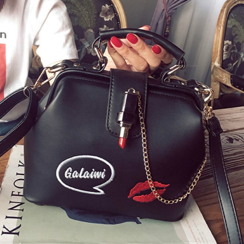 Sac À Main femme Nouvelle Sac À Main femmes Sac En Cuir Femme Messenger Sacs À Bandoulière Rouge À Lèvres décontracté Sacs À Bandoulière