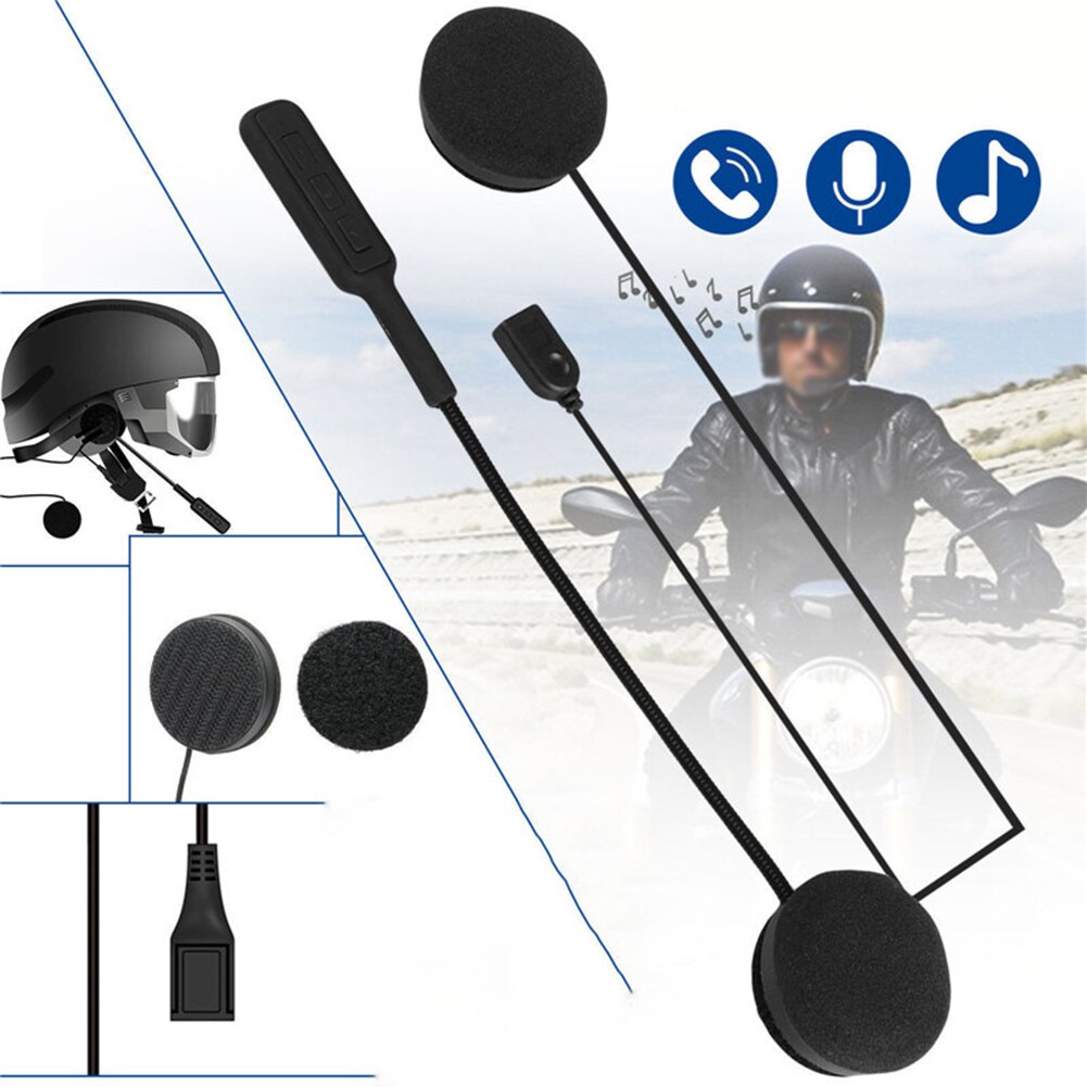 Talkie-walkie de casque Anti-brouillage sans fil imperméable de moto de Bluetooth 5.0 Durable et pratique