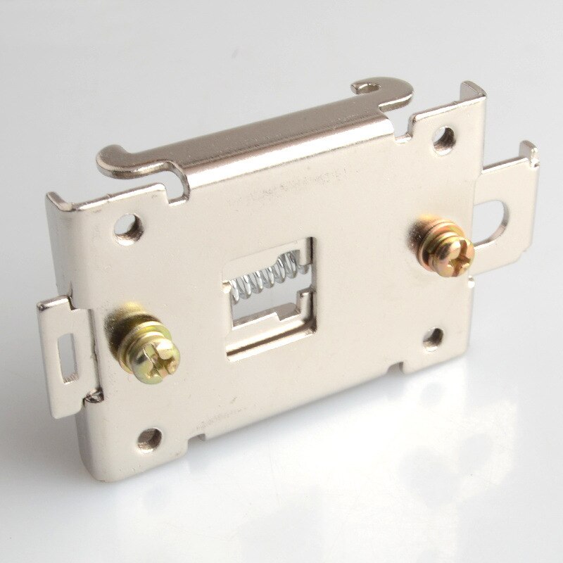 1PCS Clamp For Single Phase Mounting Rack SSR 40DA 25DA 35MM DIN Rail Fixed Buckle Solid State Relay Clip Clamp with Screw