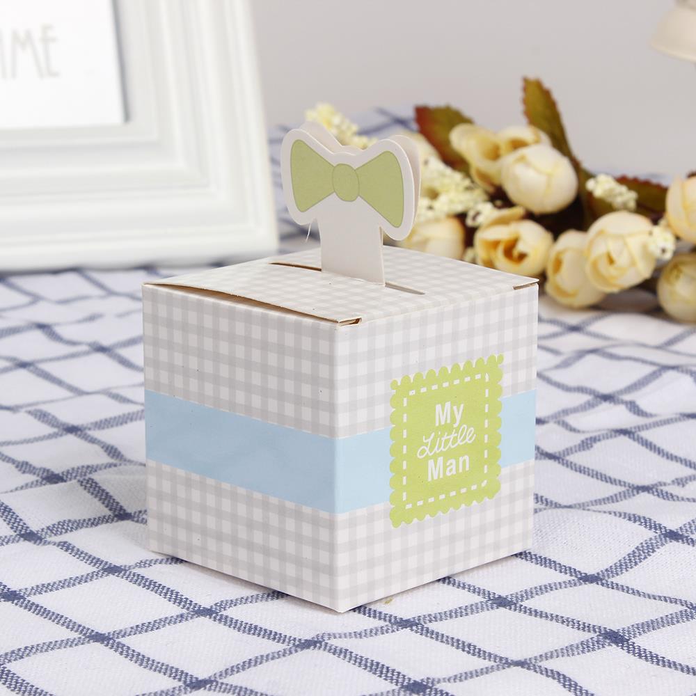 12 Stuks "Baby On Board! "Pop-Up Zeilboot Baby Candy Box Blue Birthday Party Baby Shower Decoraties Kids Favor Box: Deep Blue