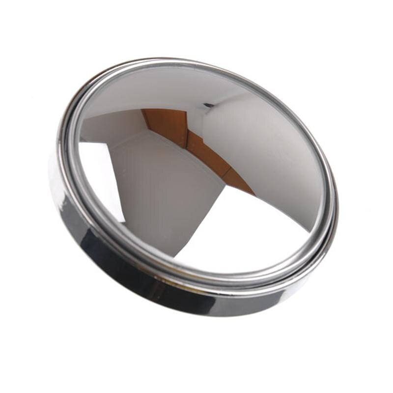3R-036 Stick-on Convex Blind Spot Rearview Mirror with Adjustable Wide Angle - 75mm (Silver)