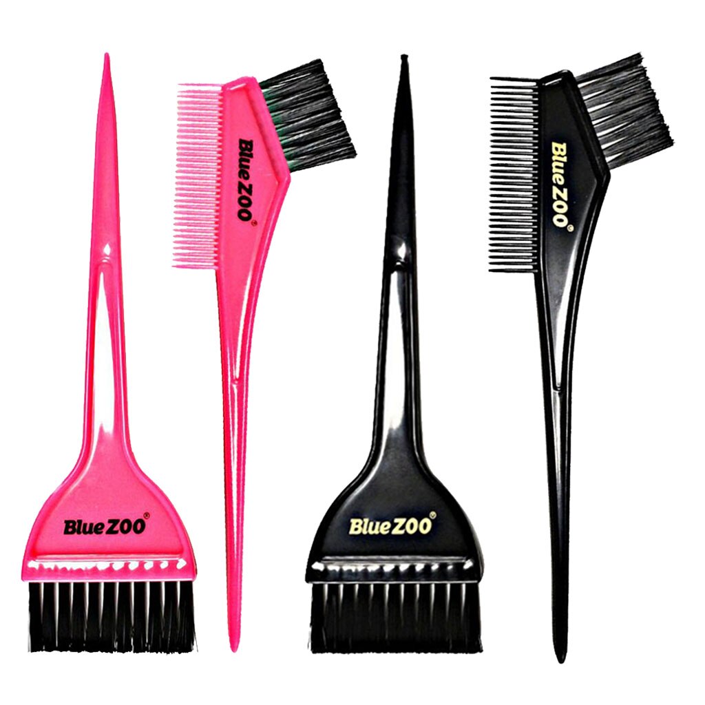 4pcs Hair Color Brush Set, Hair Dye Brush Set, Rat Tail Comb