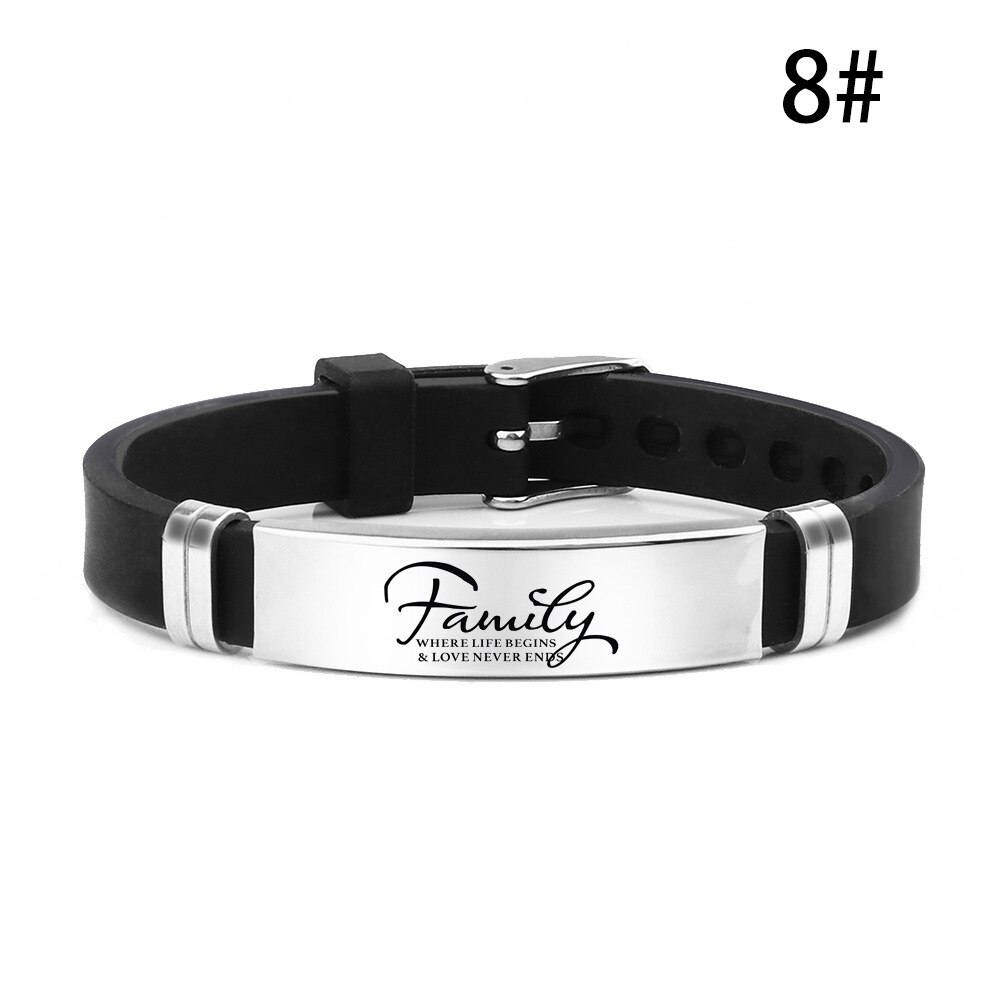 Trendy Religious Heart Jesus Scripture Quote Christian Bible Inspirational Verse Faith Hope Love Silicone Bracelets For Man