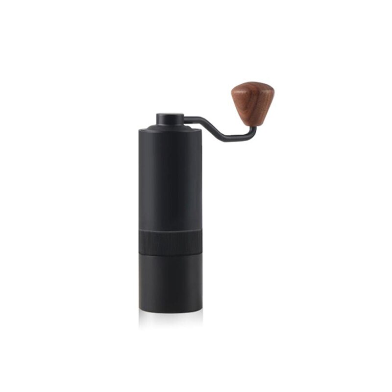 Manual Coffee Grinder,Burr Grinder Portable Hand Crank Bean Mill: Black