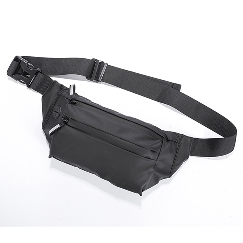 Waterproof Men Waist Bag Fanny Pack Running Chest Bag Unisex Sling Crossbody Bag Casual Hip Belt Bag Women Waist Packs