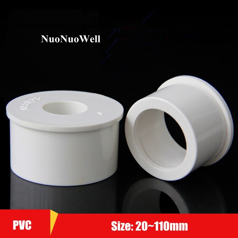 3pcs 25~50mm To 20~40mm PVC Pipe Reducing Connector Bushing Joint Aquarium Tank Fittings Garden Irrigation Water Pipe Connectors