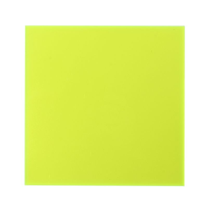 15 × 15 Cm Plexiglas Board Gekleurde Acryl Plaat Diy Model Maken Plexiglas Board: green