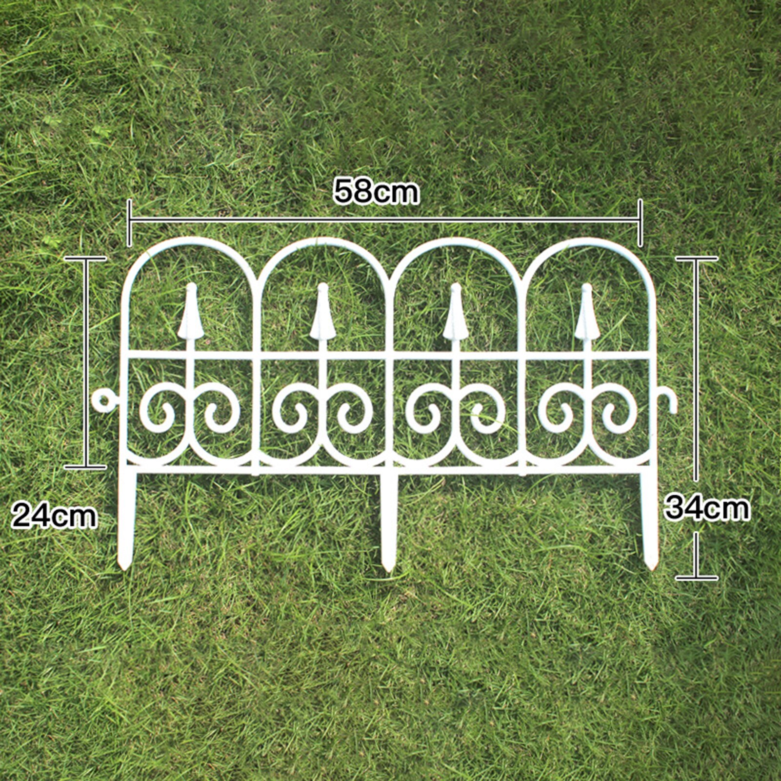 European Style Fence Barrier DIY Garden Decoration Accessories Courtyard Plant Lawn Driveway Gates Small Fence Decor Tools
