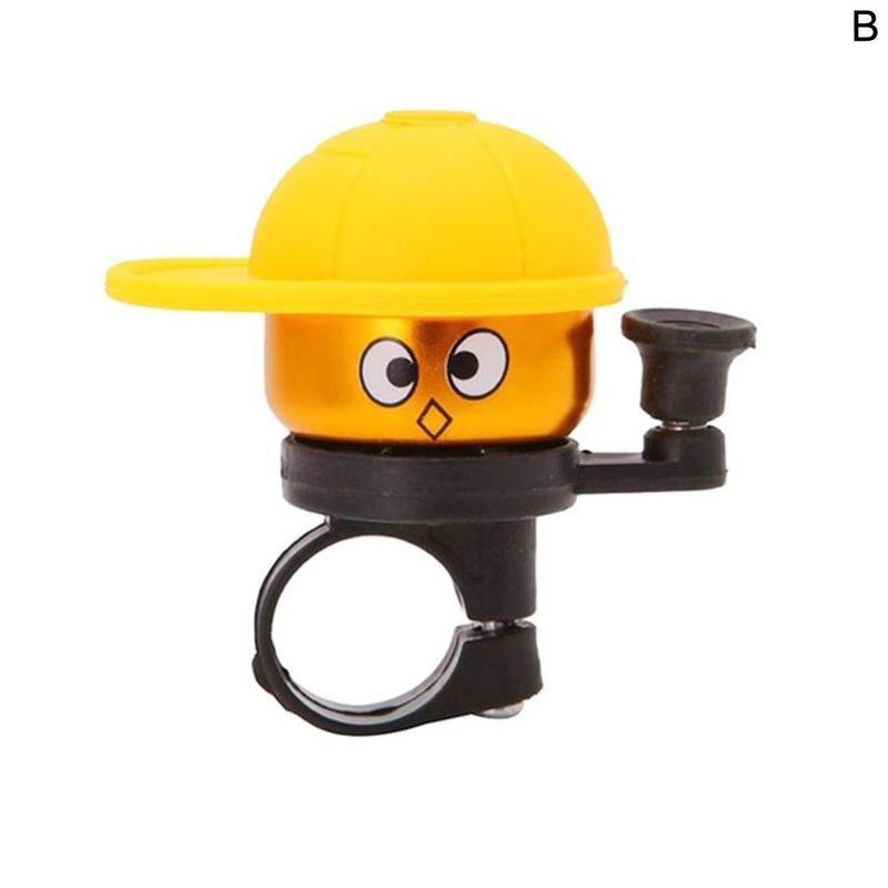1 stuk fietsbel cartoon autobel mountainbike luidspreker autobel rijden cartoon voor opvouwbare auto kinderaccessoire  o1 w 8: Geel