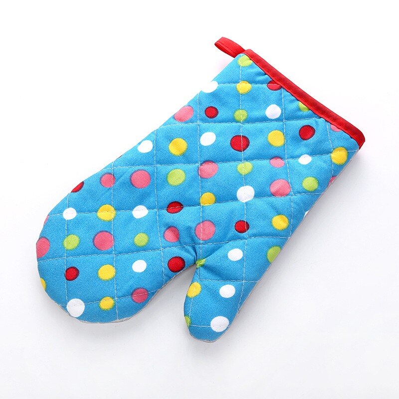 Guantes de algodón para horno, manoplas aislantes para hornear, barbacoa, microondas, cocina, almohadillas, herramienta de cocina