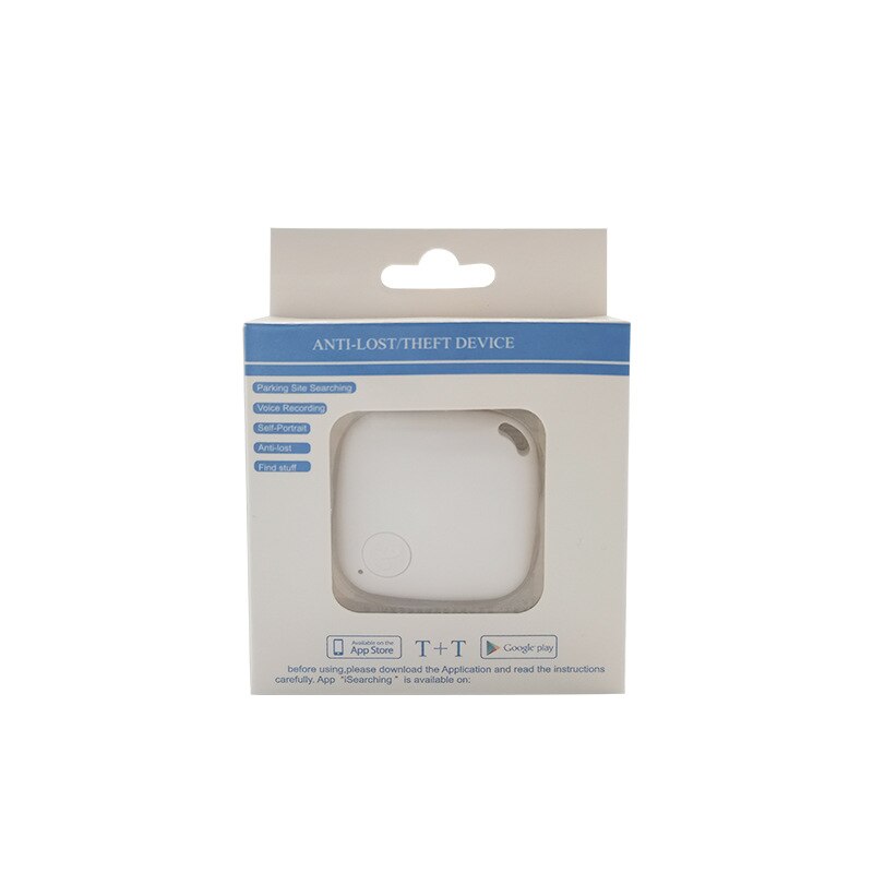 Pet Bluetooth Anti-Lost Device Cat Dog Smart Alarm Two-Way Locator Keychain Practical Convenient Pet Goods Localizador GPS Perro: B White