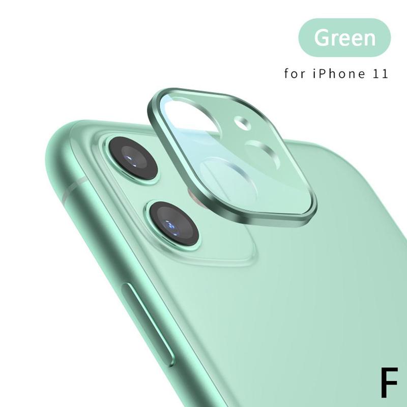 Metal Frame Tempered glass Camera Lens Full protective Cover for iPhone11 Pro Max Protector Rear Cam Lens Film for iPhone 11: for iphone 115