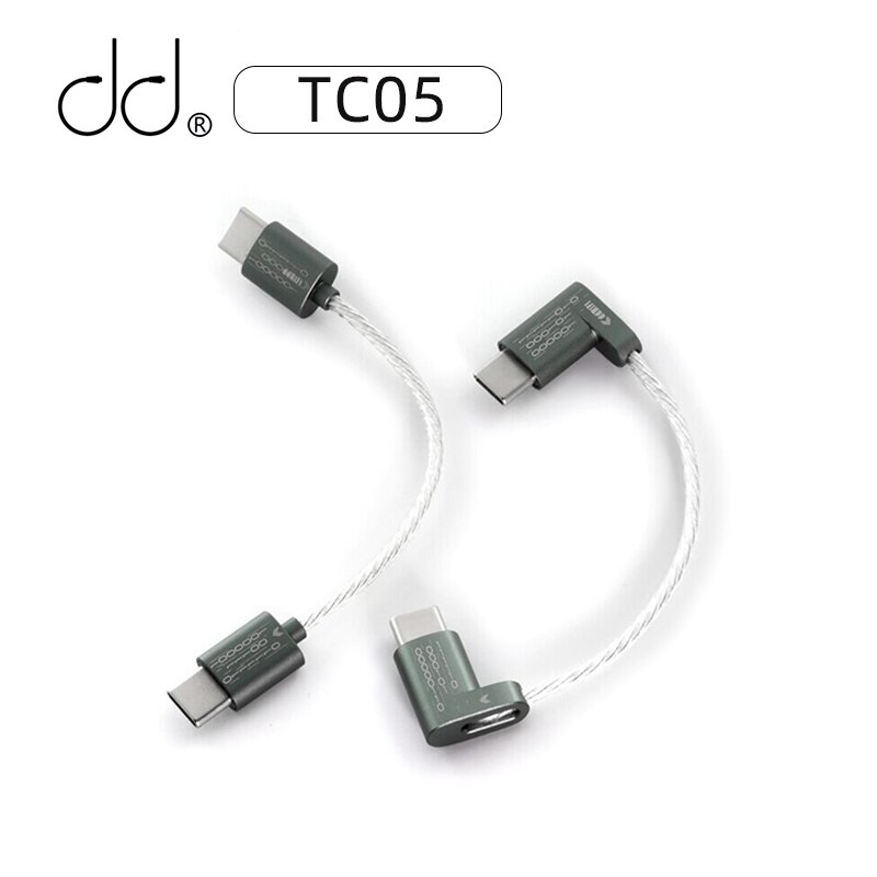 DD ddHiFi TC05II TypeC to Type C Upgraded Data Cable Connect USB-C Decoders /Music Players with Smartphones/Computer (80MM)