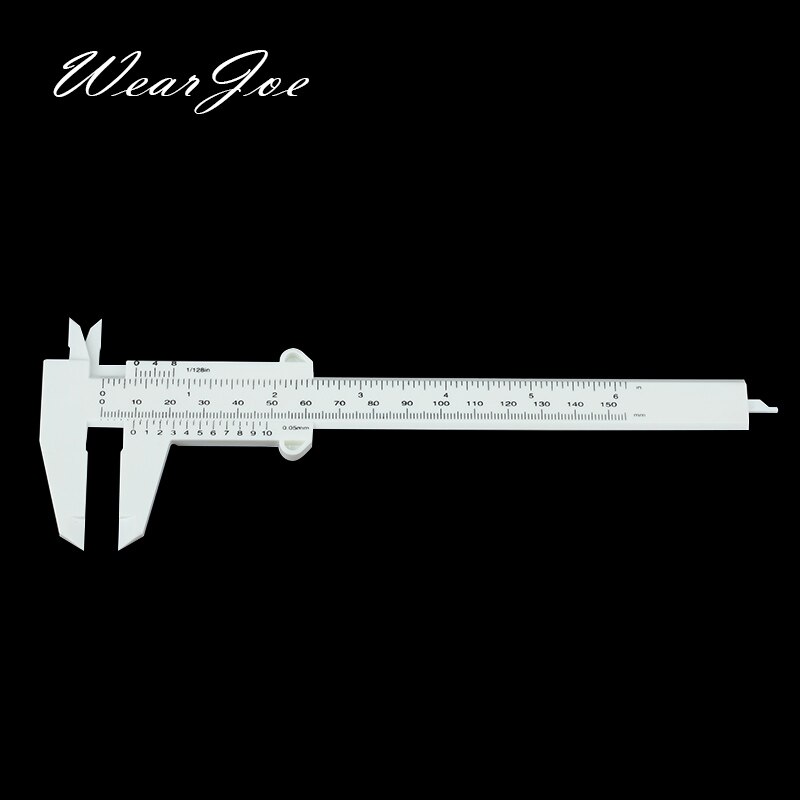 Handig Plastic Schuifmaat Vernier Gauge Micrometer 150 Mm/6 "Voor Sieraden Ring Kralen Edelstenen Parel Sieraden Winkel Teller top