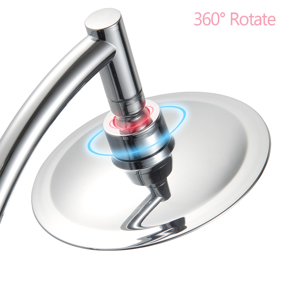 EVERSO Luxury Rain Shower Head 6 Inch Handheld Set Anion High Pressure Bathroom Rainfall Gadgets Water Saving Showerhead