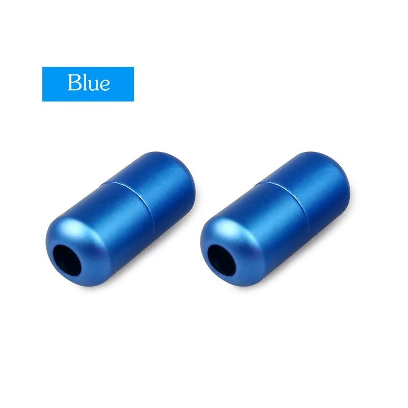 1 paire aluminium métal serrure lacets élastique chaussure lacets spécial pas de cravate lacet pour hommes femmes laçage caoutchouc Zapatillas 20 couleurs: 2pcs blue lock